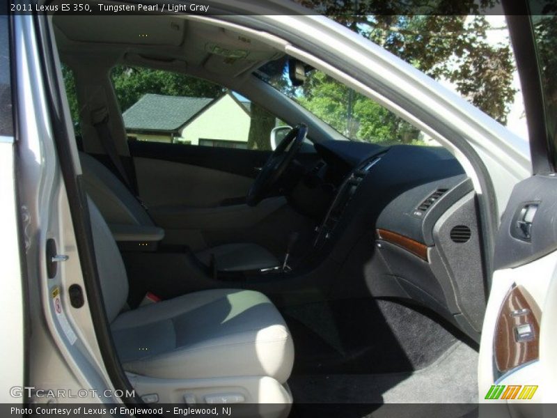Tungsten Pearl / Light Gray 2011 Lexus ES 350