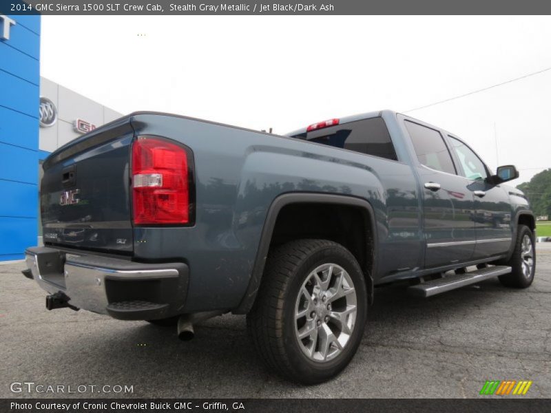 Stealth Gray Metallic / Jet Black/Dark Ash 2014 GMC Sierra 1500 SLT Crew Cab
