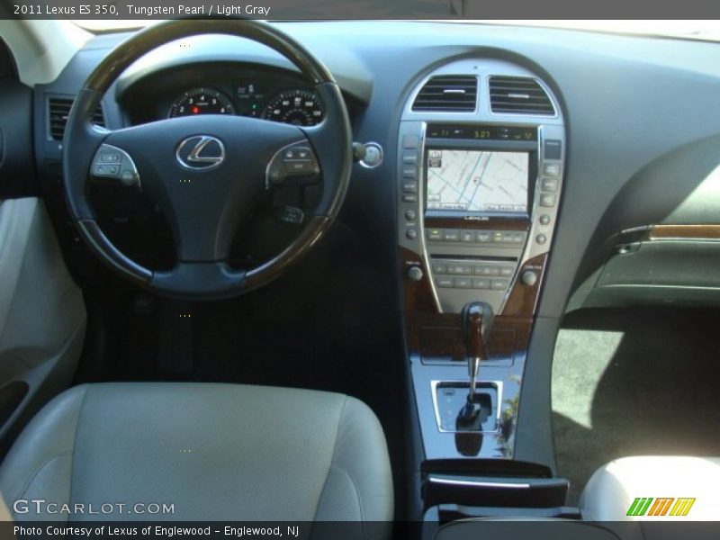 Tungsten Pearl / Light Gray 2011 Lexus ES 350
