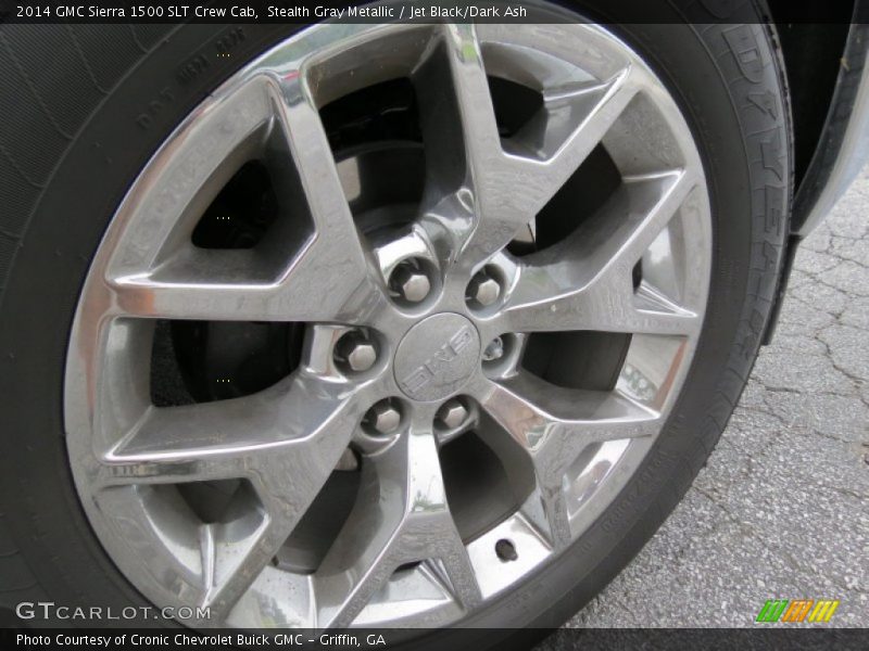 Stealth Gray Metallic / Jet Black/Dark Ash 2014 GMC Sierra 1500 SLT Crew Cab