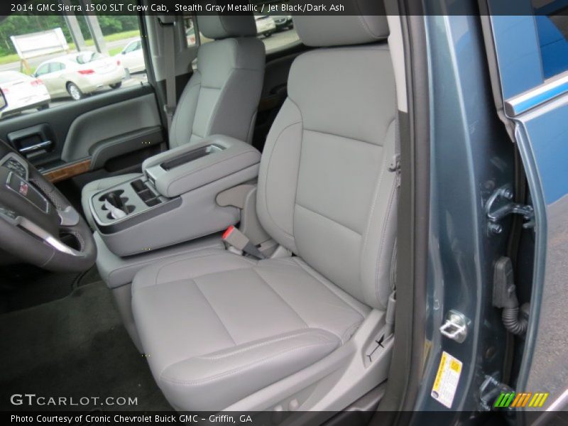 Stealth Gray Metallic / Jet Black/Dark Ash 2014 GMC Sierra 1500 SLT Crew Cab