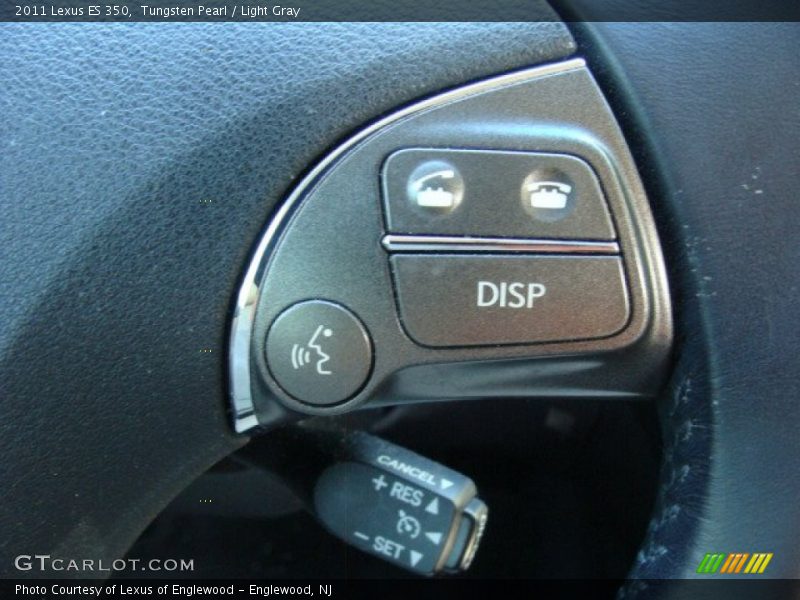 Tungsten Pearl / Light Gray 2011 Lexus ES 350