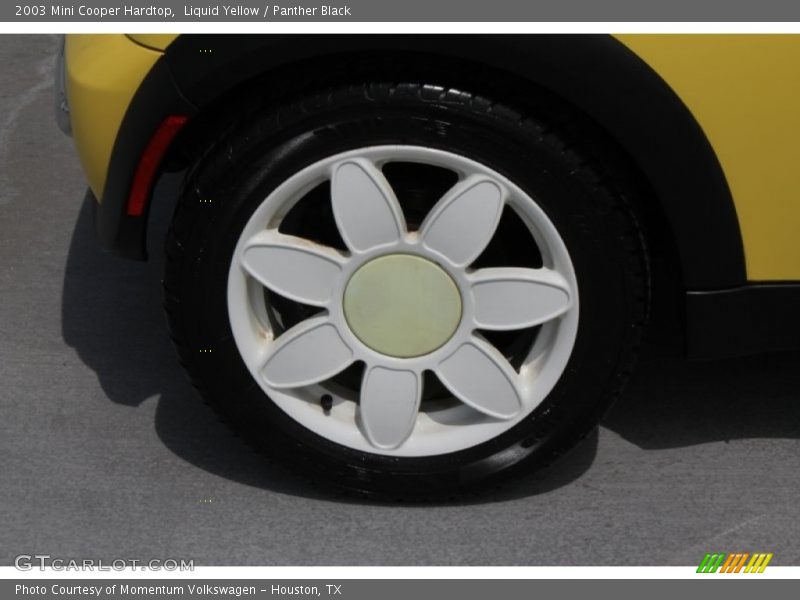 Liquid Yellow / Panther Black 2003 Mini Cooper Hardtop