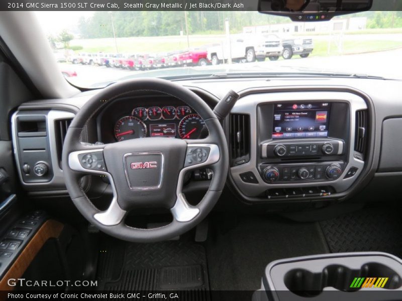 Stealth Gray Metallic / Jet Black/Dark Ash 2014 GMC Sierra 1500 SLT Crew Cab