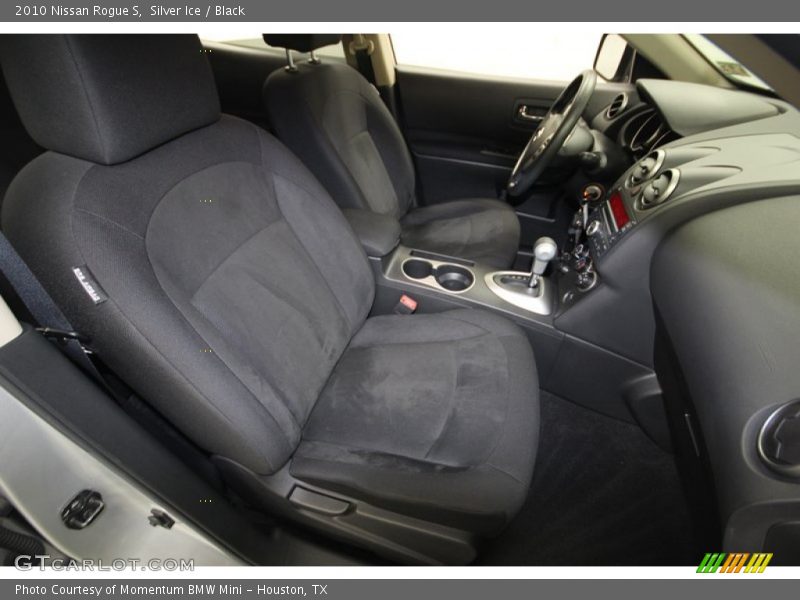 Silver Ice / Black 2010 Nissan Rogue S
