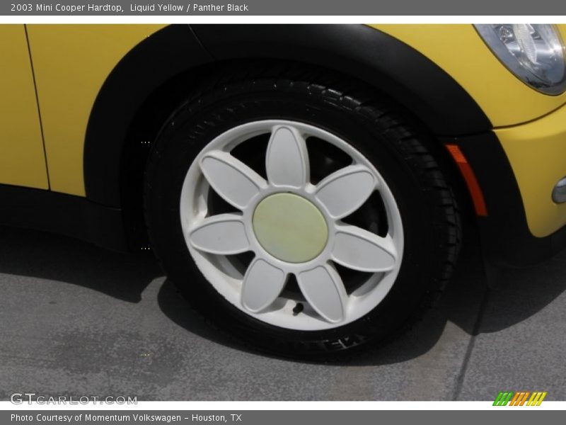 Liquid Yellow / Panther Black 2003 Mini Cooper Hardtop
