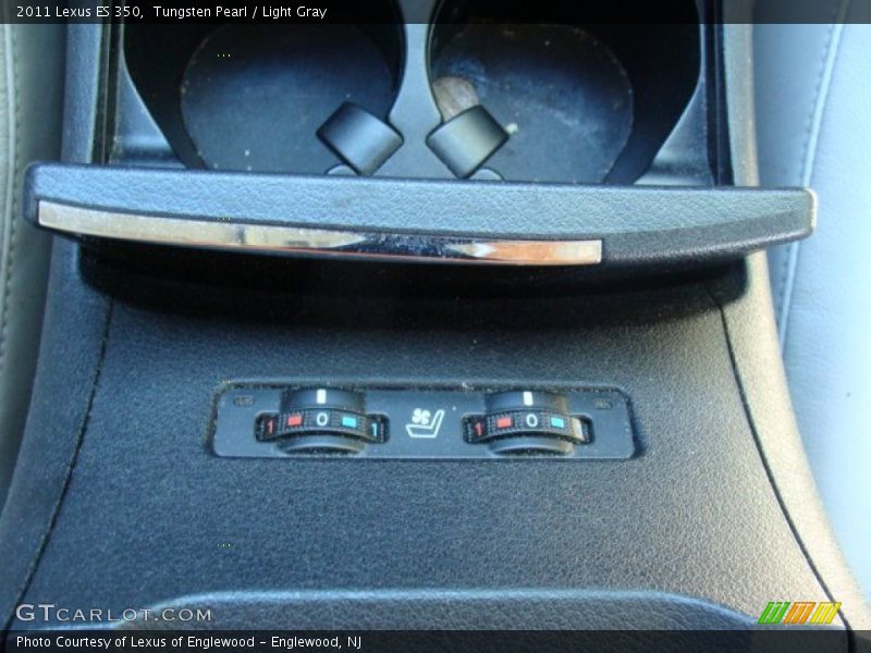 Tungsten Pearl / Light Gray 2011 Lexus ES 350