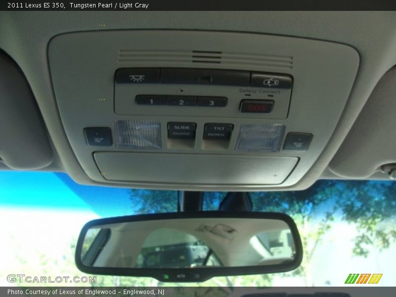 Tungsten Pearl / Light Gray 2011 Lexus ES 350