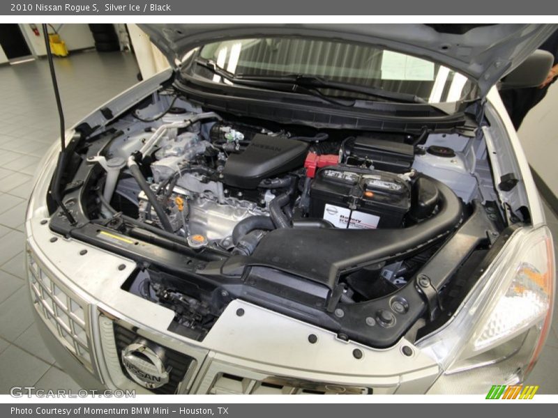 Silver Ice / Black 2010 Nissan Rogue S
