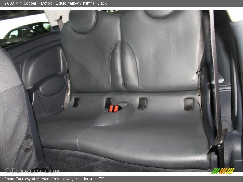 Liquid Yellow / Panther Black 2003 Mini Cooper Hardtop