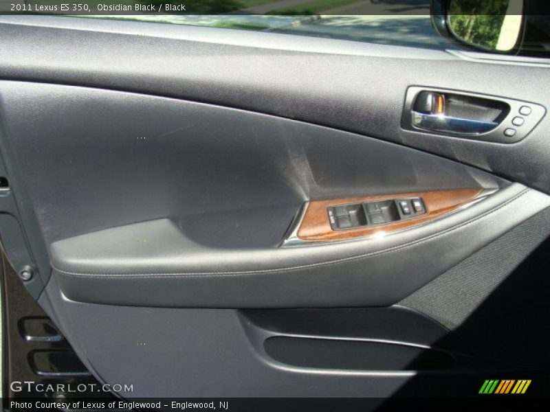 Obsidian Black / Black 2011 Lexus ES 350