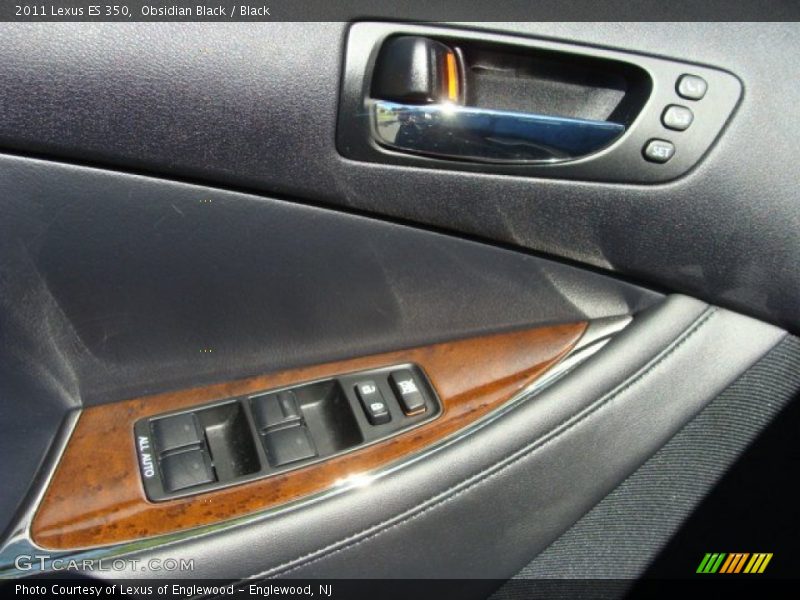 Obsidian Black / Black 2011 Lexus ES 350