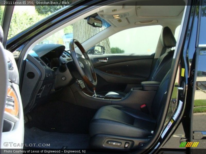 Obsidian Black / Black 2011 Lexus ES 350