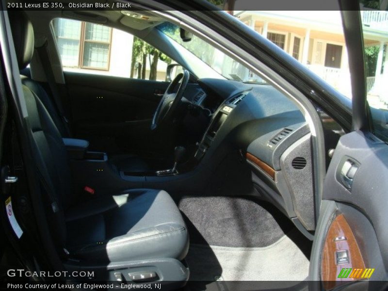 Obsidian Black / Black 2011 Lexus ES 350