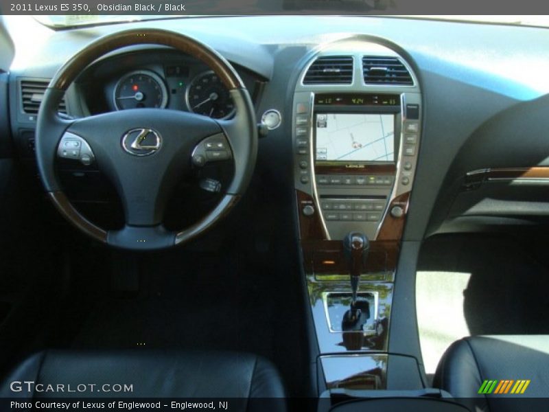 Obsidian Black / Black 2011 Lexus ES 350