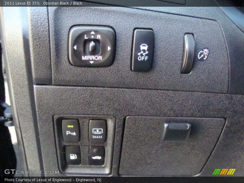 Obsidian Black / Black 2011 Lexus ES 350