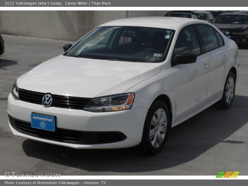 Candy White / Titan Black 2012 Volkswagen Jetta S Sedan