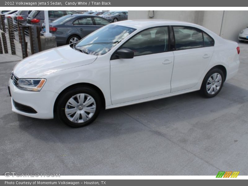 Candy White / Titan Black 2012 Volkswagen Jetta S Sedan