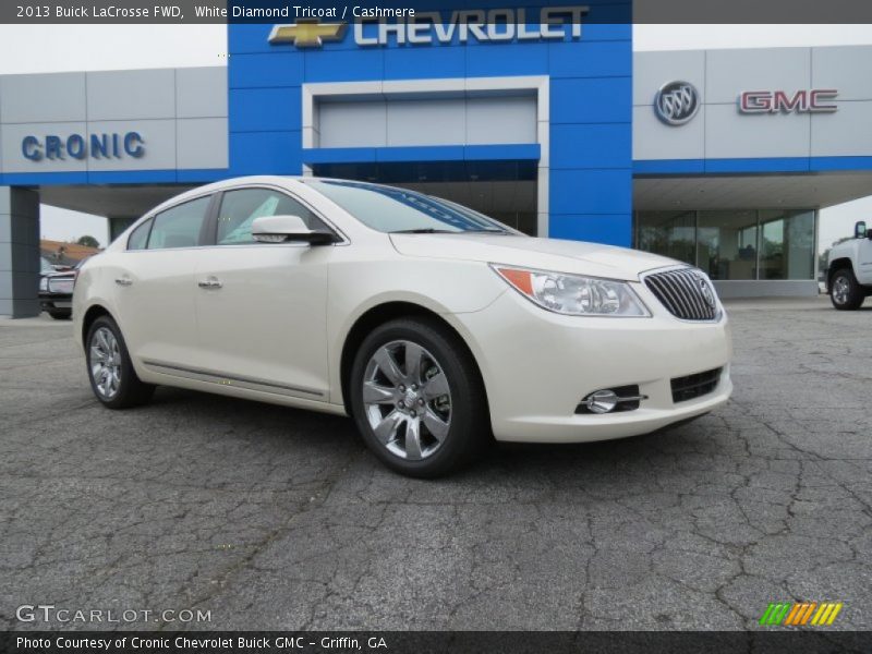 White Diamond Tricoat / Cashmere 2013 Buick LaCrosse FWD