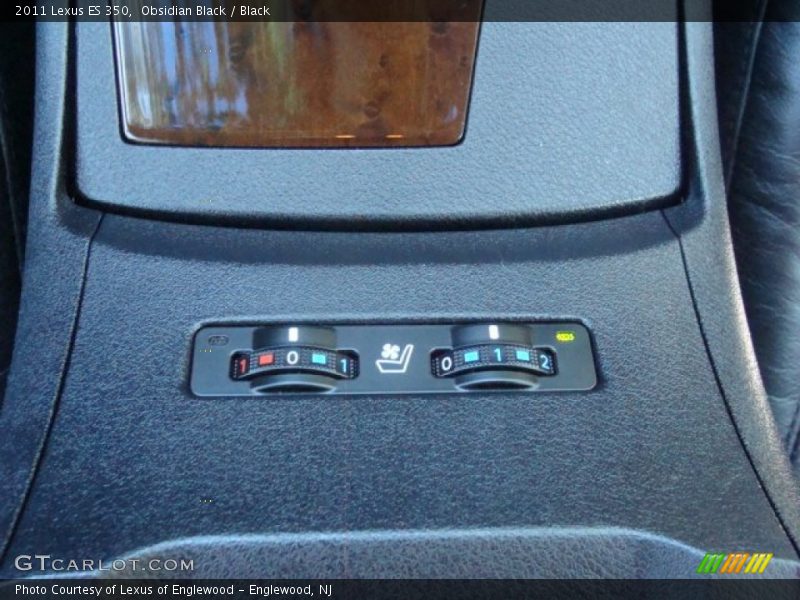 Obsidian Black / Black 2011 Lexus ES 350