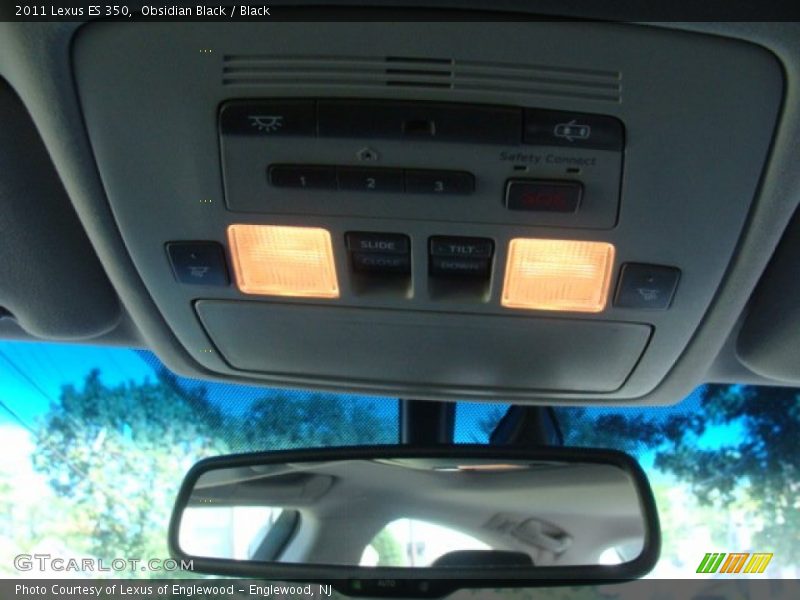 Obsidian Black / Black 2011 Lexus ES 350