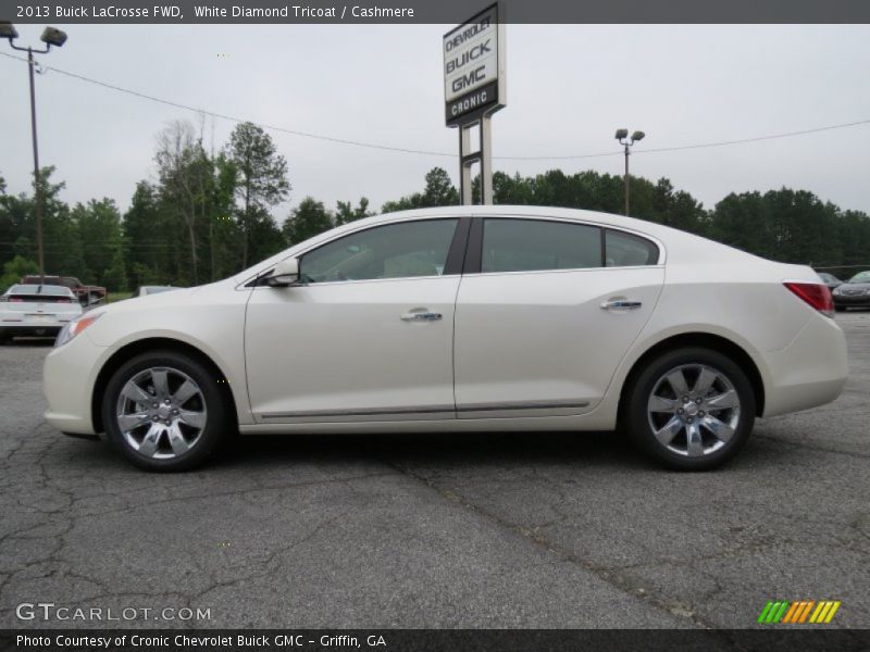 White Diamond Tricoat / Cashmere 2013 Buick LaCrosse FWD