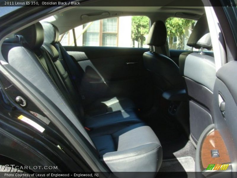 Obsidian Black / Black 2011 Lexus ES 350
