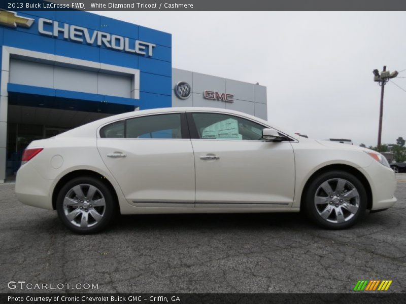 White Diamond Tricoat / Cashmere 2013 Buick LaCrosse FWD