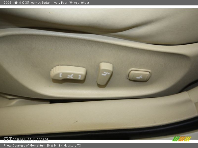 Ivory Pearl White / Wheat 2008 Infiniti G 35 Journey Sedan