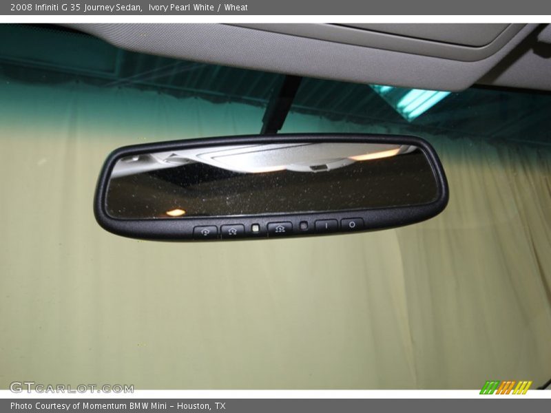 Ivory Pearl White / Wheat 2008 Infiniti G 35 Journey Sedan
