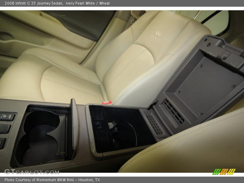 Ivory Pearl White / Wheat 2008 Infiniti G 35 Journey Sedan