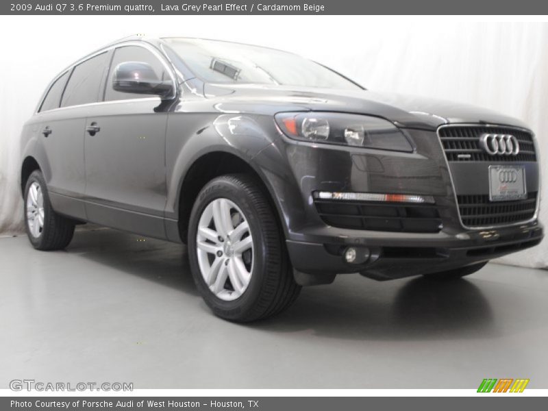 Lava Grey Pearl Effect / Cardamom Beige 2009 Audi Q7 3.6 Premium quattro