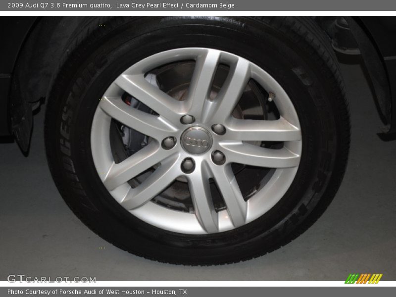Lava Grey Pearl Effect / Cardamom Beige 2009 Audi Q7 3.6 Premium quattro