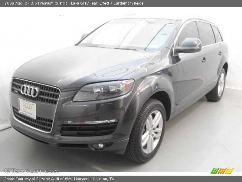 Lava Grey Pearl Effect / Cardamom Beige 2009 Audi Q7 3.6 Premium quattro