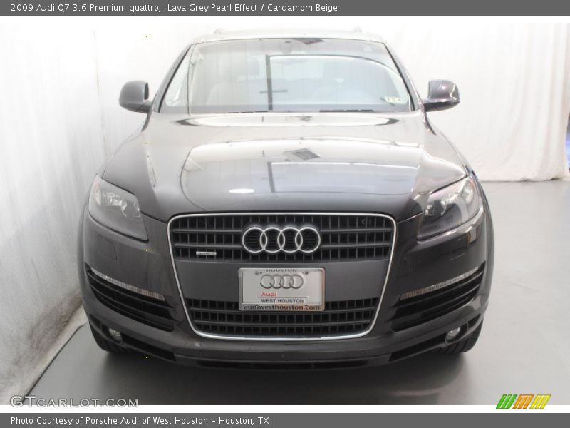 Lava Grey Pearl Effect / Cardamom Beige 2009 Audi Q7 3.6 Premium quattro