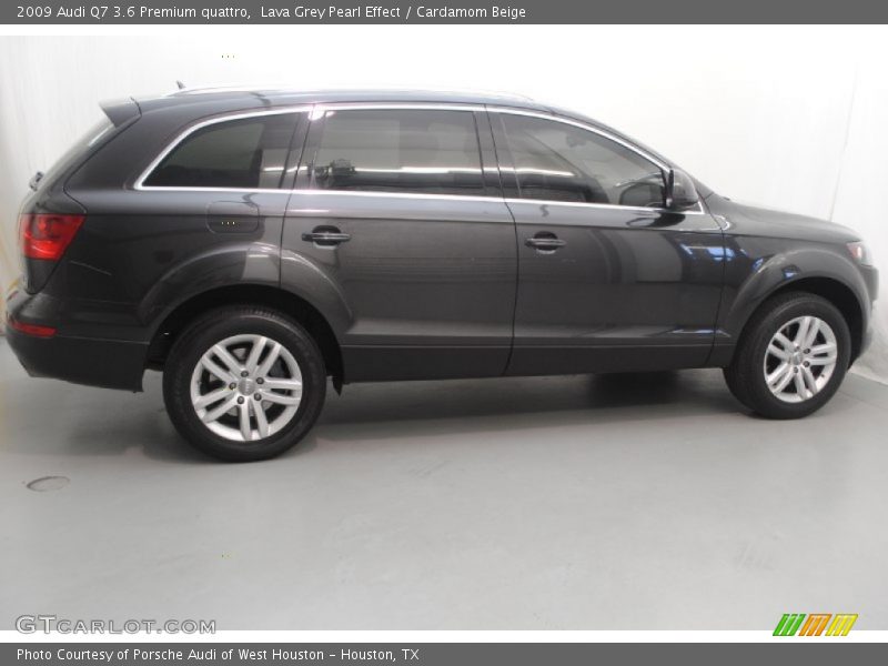 Lava Grey Pearl Effect / Cardamom Beige 2009 Audi Q7 3.6 Premium quattro