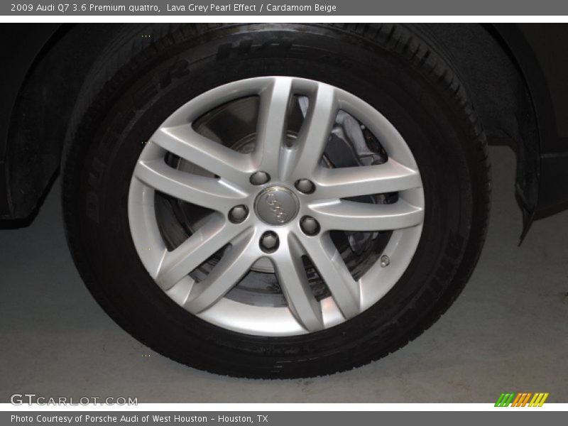 Lava Grey Pearl Effect / Cardamom Beige 2009 Audi Q7 3.6 Premium quattro