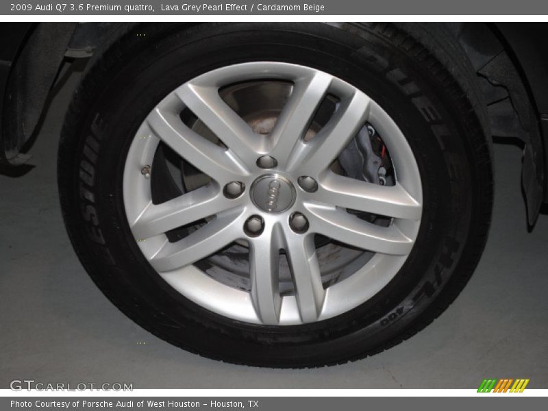Lava Grey Pearl Effect / Cardamom Beige 2009 Audi Q7 3.6 Premium quattro