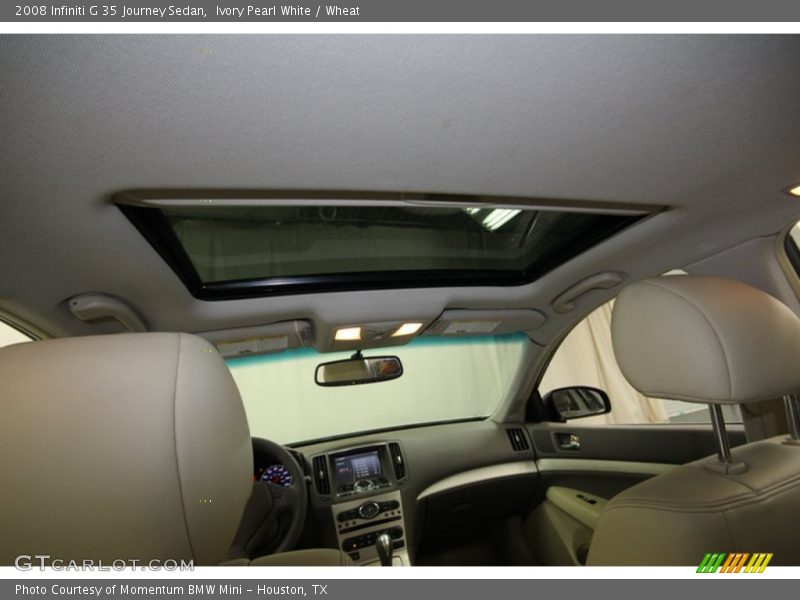 Ivory Pearl White / Wheat 2008 Infiniti G 35 Journey Sedan