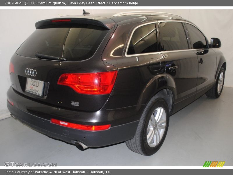 Lava Grey Pearl Effect / Cardamom Beige 2009 Audi Q7 3.6 Premium quattro