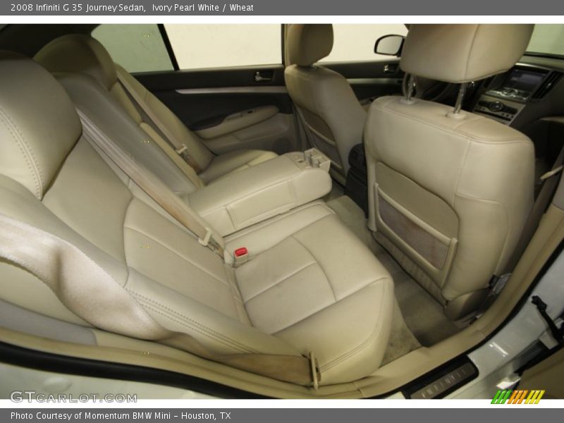 Ivory Pearl White / Wheat 2008 Infiniti G 35 Journey Sedan