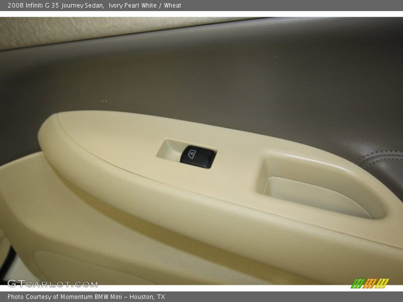 Ivory Pearl White / Wheat 2008 Infiniti G 35 Journey Sedan
