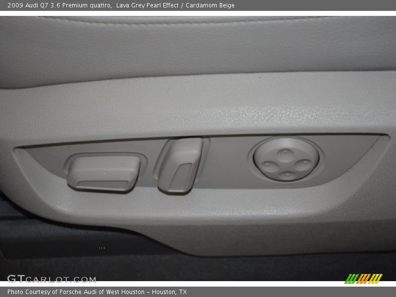 Lava Grey Pearl Effect / Cardamom Beige 2009 Audi Q7 3.6 Premium quattro