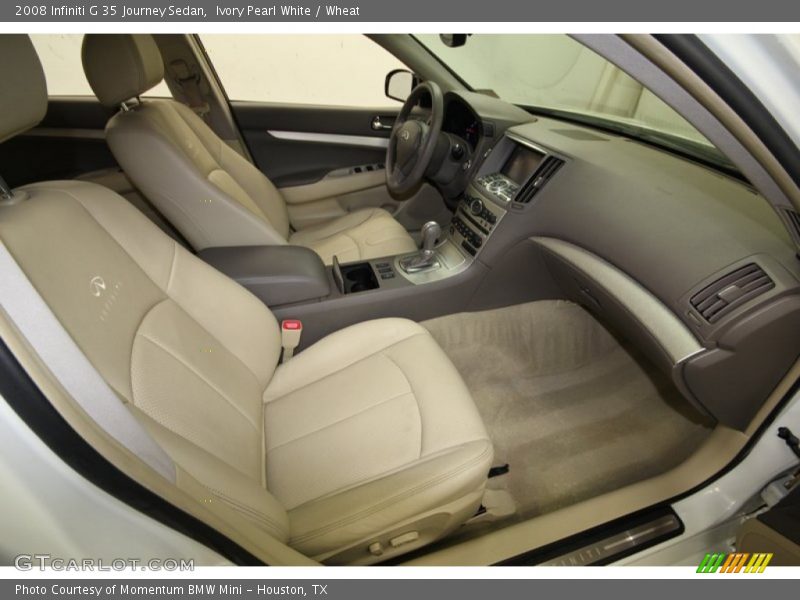 Ivory Pearl White / Wheat 2008 Infiniti G 35 Journey Sedan