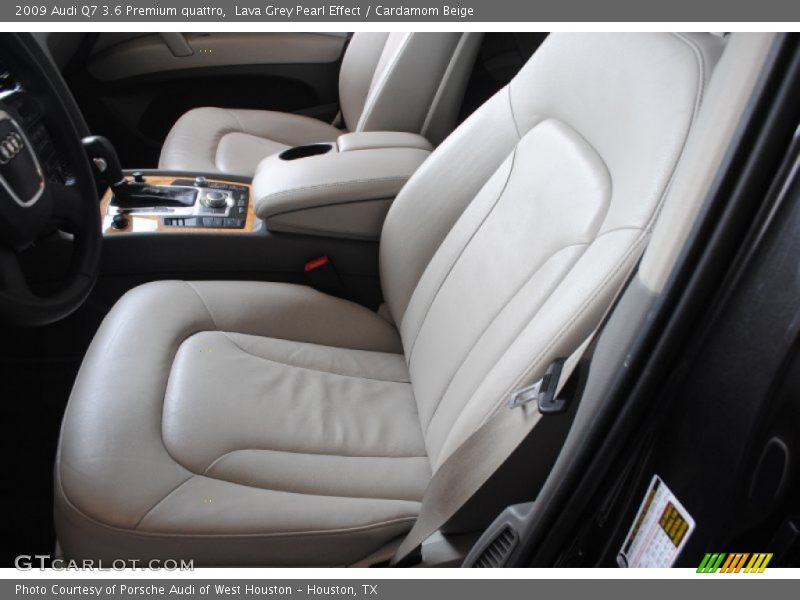 Lava Grey Pearl Effect / Cardamom Beige 2009 Audi Q7 3.6 Premium quattro