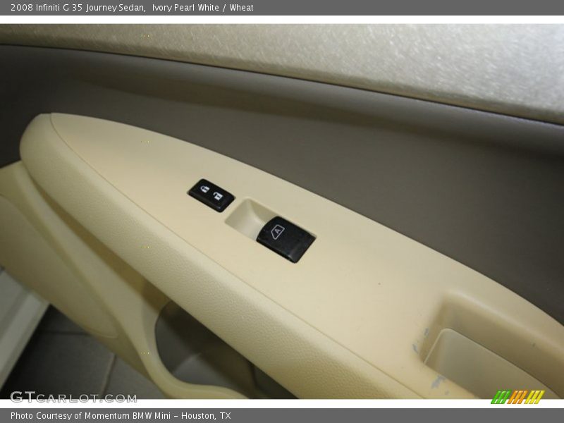 Ivory Pearl White / Wheat 2008 Infiniti G 35 Journey Sedan