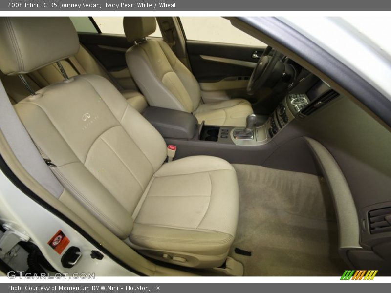 Ivory Pearl White / Wheat 2008 Infiniti G 35 Journey Sedan