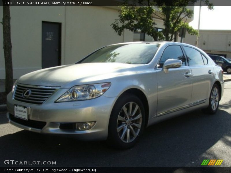 Mercury Metallic / Black 2010 Lexus LS 460 L AWD