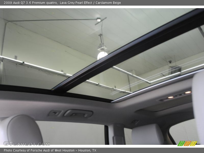 Lava Grey Pearl Effect / Cardamom Beige 2009 Audi Q7 3.6 Premium quattro