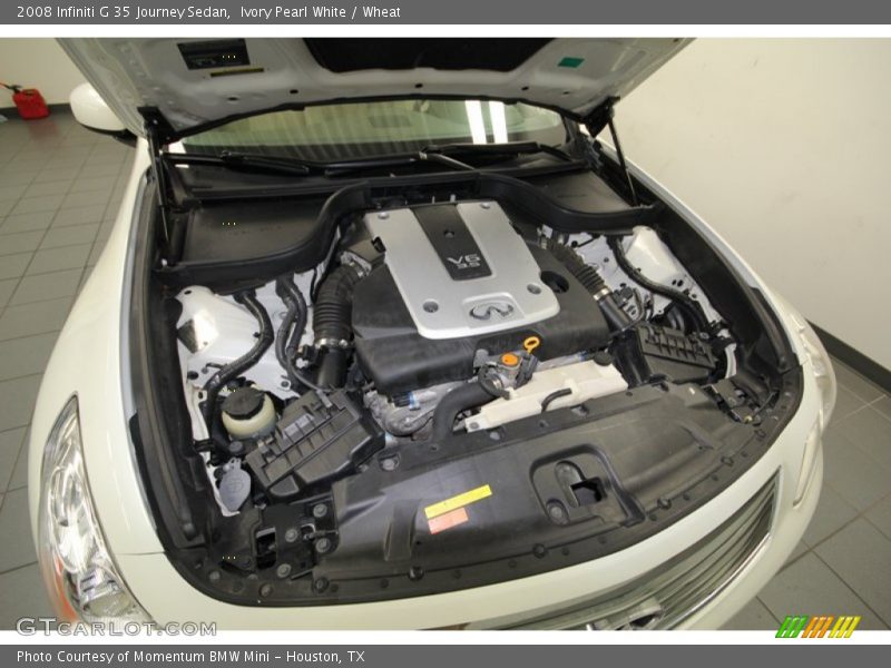Ivory Pearl White / Wheat 2008 Infiniti G 35 Journey Sedan